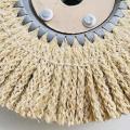 Roue de polissage en laiton sisal roue de polissage de corde pure