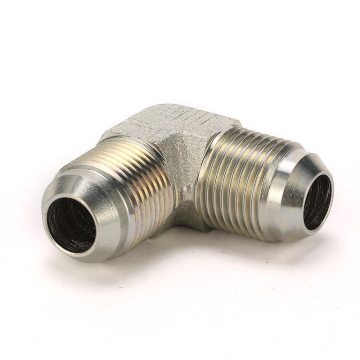 Hydraulic Parts: 90 Degree Male JIC 74 Degree Cone Adapter