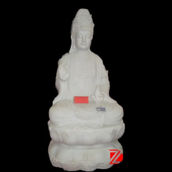 Marble female buddha statues