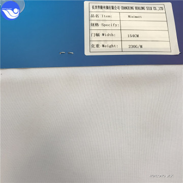 Different gram weight specification mini matt white fabric