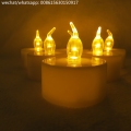 Mini vela tealight LED para decoração de casa