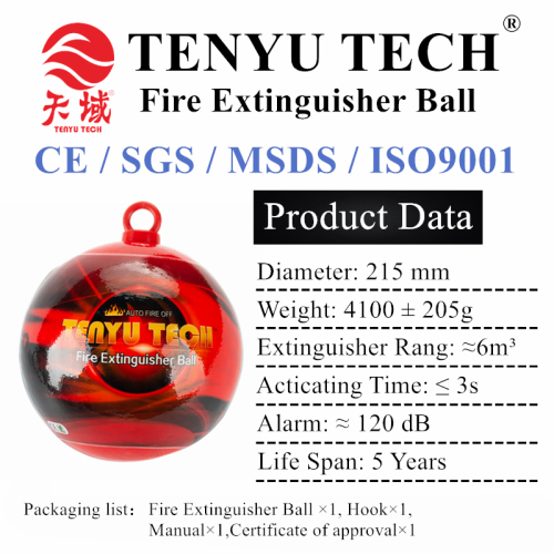 Popular ABC Dry Powder Fire Ball CE aprobado