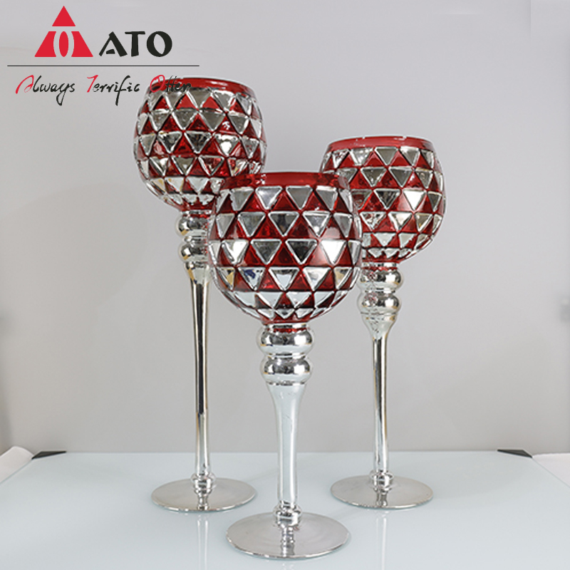 Pesto di nozze Crystal Candle Holder Candlestick