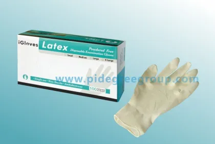 Top-quality Natural Latex Powdered Disposable Medical Latex Glove / Latex Examination Gloves For Dentists