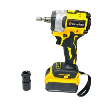 500N.m High-Power Cordless Lithium Electric Impact Wrench: Ideal Tool for Car Tire Repair and Maintenance