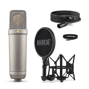 USB ve XLR kabloları ile vokal, davul, gitar, piyano kaydı için NT1-5. Profesyonel Stüdyo Kondenser Mikrofonu