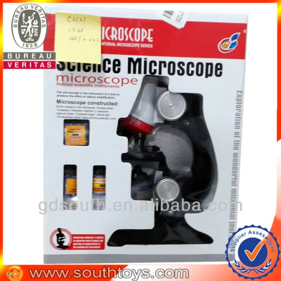 plastic microscope educational toy