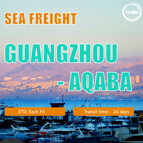 Flete marino de Guangzhou a Aqaba