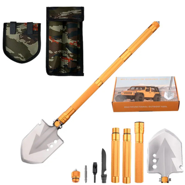 Portable Camping Shovel: Multi-Functional Tactical Folding Survival Tool