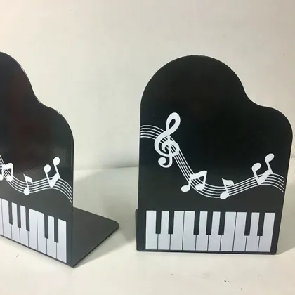 Musical notes piano violin book stand children's iron