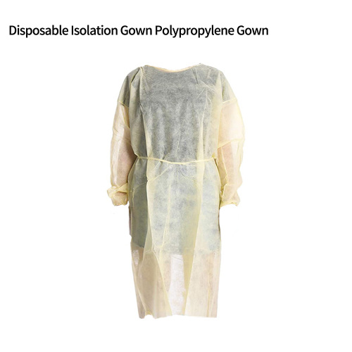 Medical Isolation Gowns Disposable Yellow