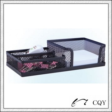 metal mesh desktop organizer