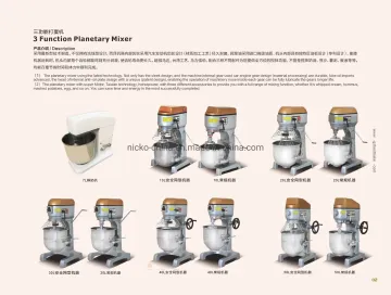 20L Professional Planetary Kitchen Food Stand Dough Mixer
