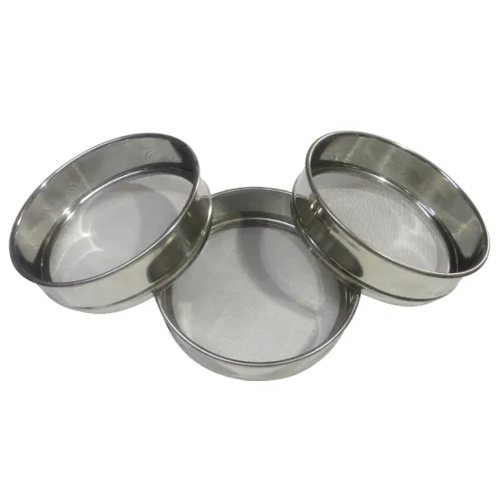 Food Grade Stainless Steel Mesh Test Sieves for Laboratory Use