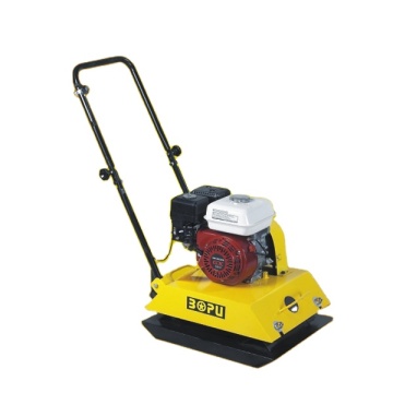 Compactador de placa vibratoria de motor de gasolina a mano para carreteras y tierra