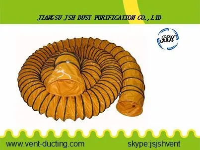 380mm plastic flex duct hose