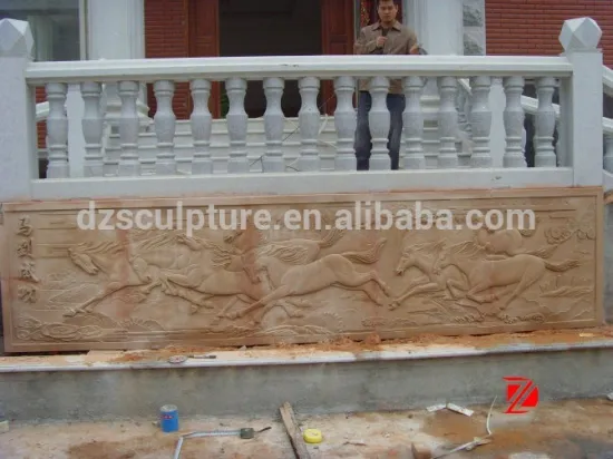 stone terrace railing designs,marble baluster