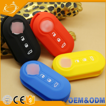 Wholesale Silicone Remote Key Holder Case for FIAT 500