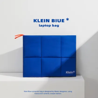 Klein Blue Women's Shoulder Bag: Adjustable Strap Laptop Messenger Bag