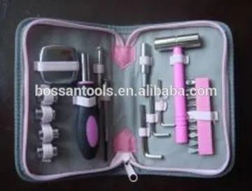 23pcs oxford bag pink lady tool set