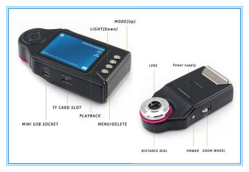 Handheld / Portable 8x, 544x Magnifier Digital Mobile Zoom Microscope With Lcd Screen