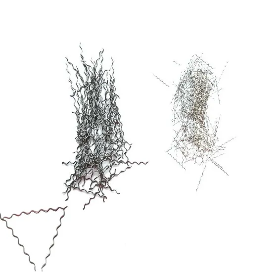 Advanced Waved Stainless Steel Fiber in Construction Project