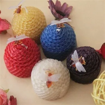 colorful beeswax Candles handmade 100% natural beeswax