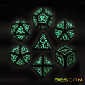 Luminous 7pcs RPG Polyhedral Game Dice Set