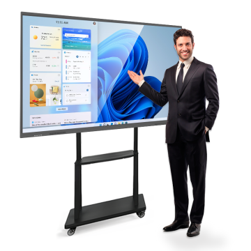 แผงแฟลตแบบอินเทอร์แอคทีฟ 4K แอลซีดีสมาร์ทสำหรับโรงเรียน - 55 '' ถึง 110 '' นิ้วหน้าสัมผัสนิ้ว