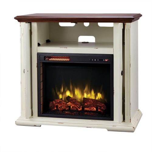 23 Inch Glass Front Low Profile Fireplace