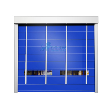 Fast Automatic folding up stacking high speed door