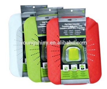 2015 hot sale high quality Flat Sink Colander and Strainer
