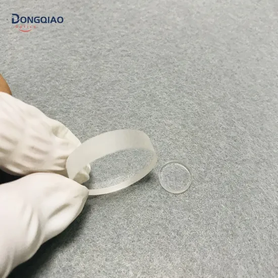 Round Transparent Quartz Glass Plate for Heat Observation Protective Windows