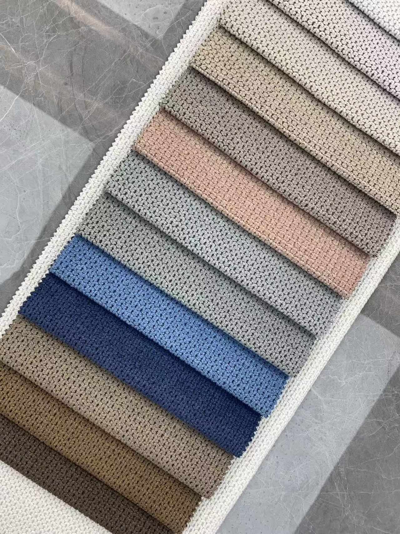 Loop Texture Velvet Upholstery Fabric for Sofa