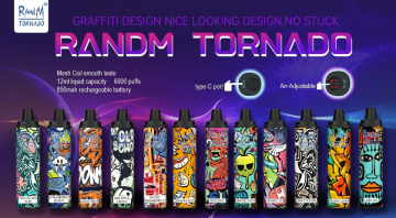 Randm Tornado Vape 6000 Puffs mit 12 ml E-Liquid