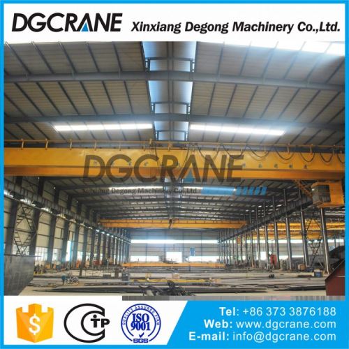New Series Double Girder Overhead Crane Supplier 16 Ton Traveling With Magnet