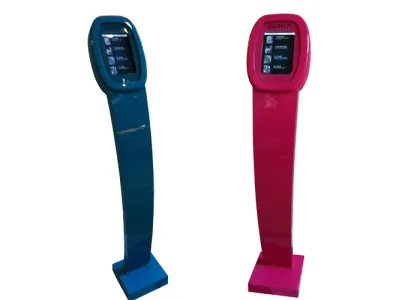 Smart Design Ipad Information Free Standing Kiosk With Water-proof For Information Release