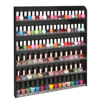 DIY Large Acrylic Opi Fingernail Nail Polish Holder Wall Rack