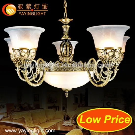 antique brass finish chandelier american style bedroom light