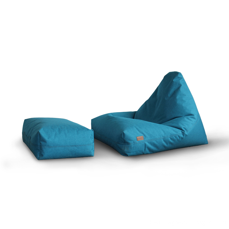 Bean Bag Sofa Sets Triangle Waterproof Bean Bag With Stool Leisure