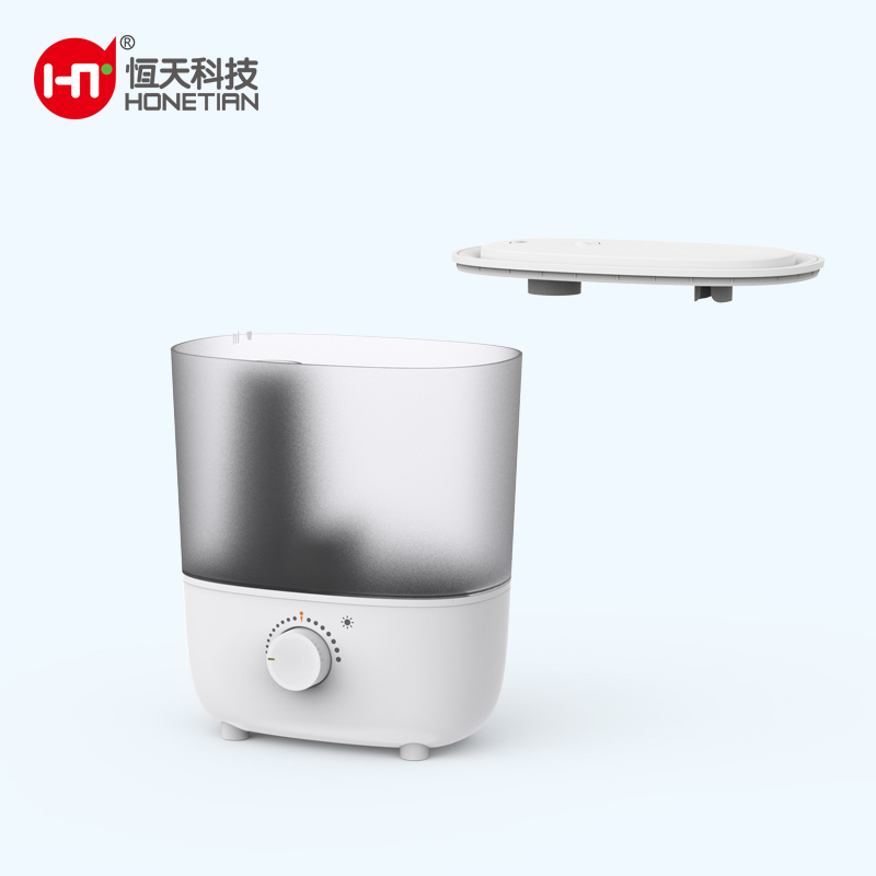 HONETIAN 7 color night light knob control high mist output 2.5L capacity custom colors indoor plastics top fill humidifier