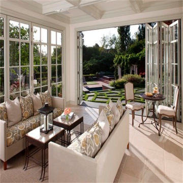 High Quality Soundproof Double Glazing Folding Door