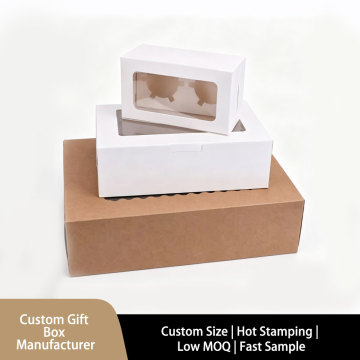 Transparent Window Flip Book Shaped Rigid Gift Box