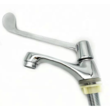 Быстро открывающийся смеситель для раковины с длинной ручкой Смеситель для раковины из холодной меди с одной ручкой Смесители для ванной комнаты