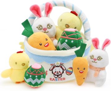 Wholesale Sublimation Stuffed Animal Easter Gift Set - 5 Pcs