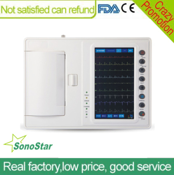 SE-6B Digital Three Channel Color Touch Screen ECG Machine(electrocardiograph