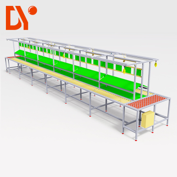 DY162 Double Face Conveyor Belt Automated Assembly Line for Manufacturing Workshop