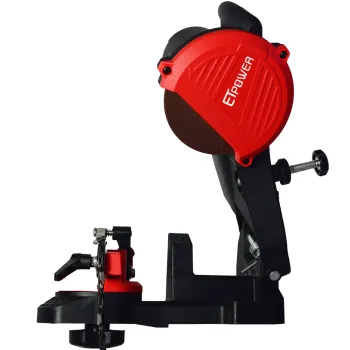 ETPOWER Professional Bench Grinder Universal Saw Chain Sharpener, for All Chainsaw Chains
