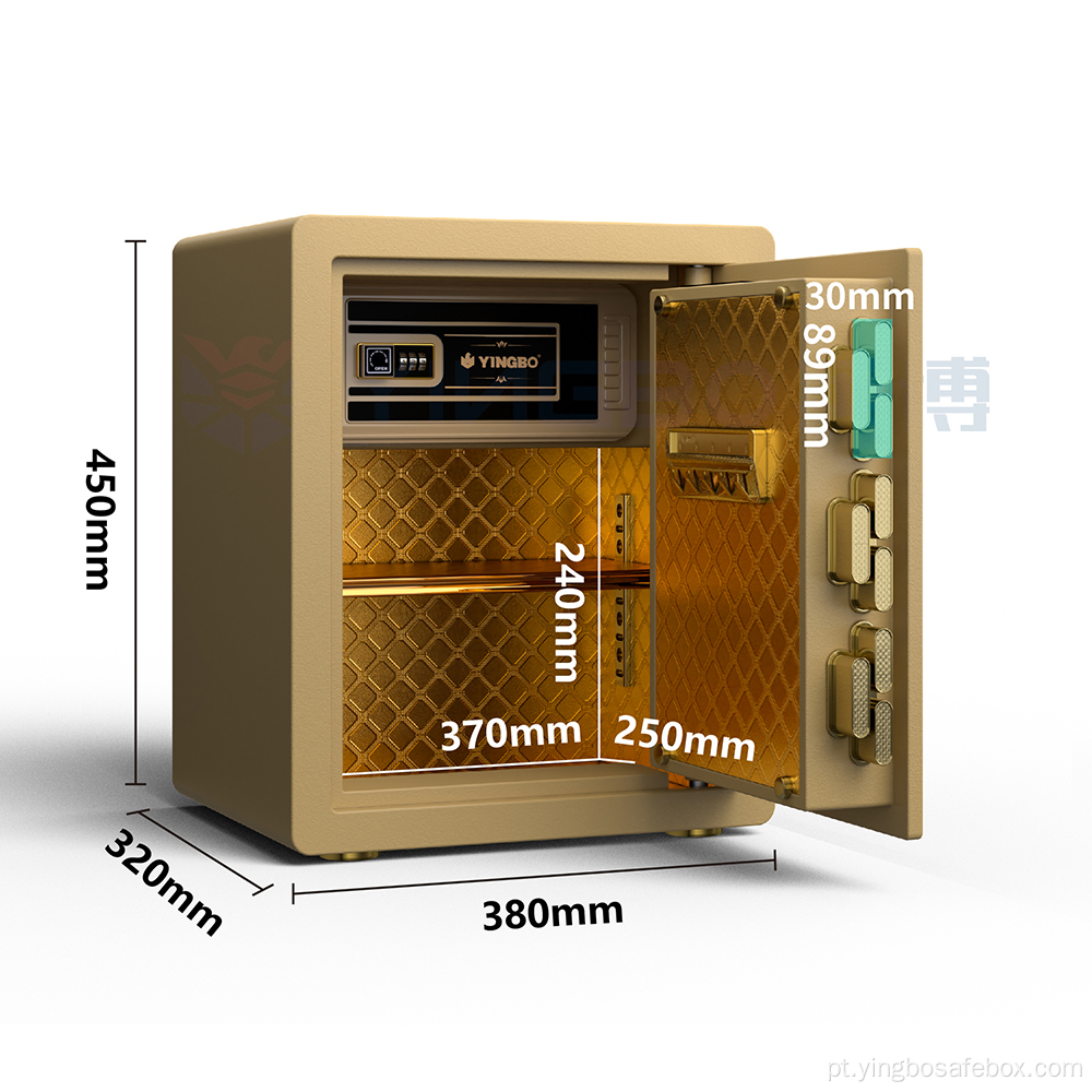 Impressão digital Pequena caixa smart smart use cofre