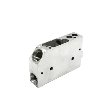 Pneumatic CNC Machined Aluminium Prototype Part for Oxygen Cylinder using Hot Melt Glue Module